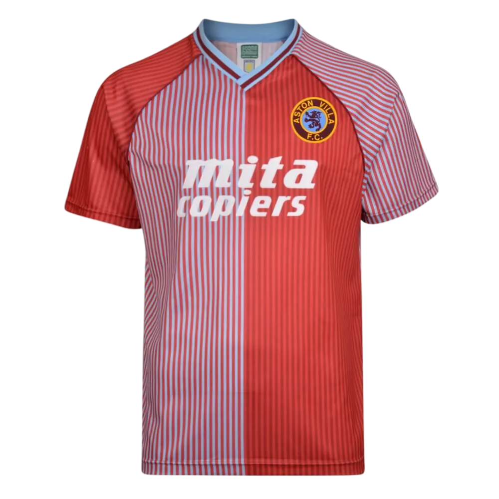 1988 Aston Villa mita copiers - Home Retro Kit - ClassicKits433