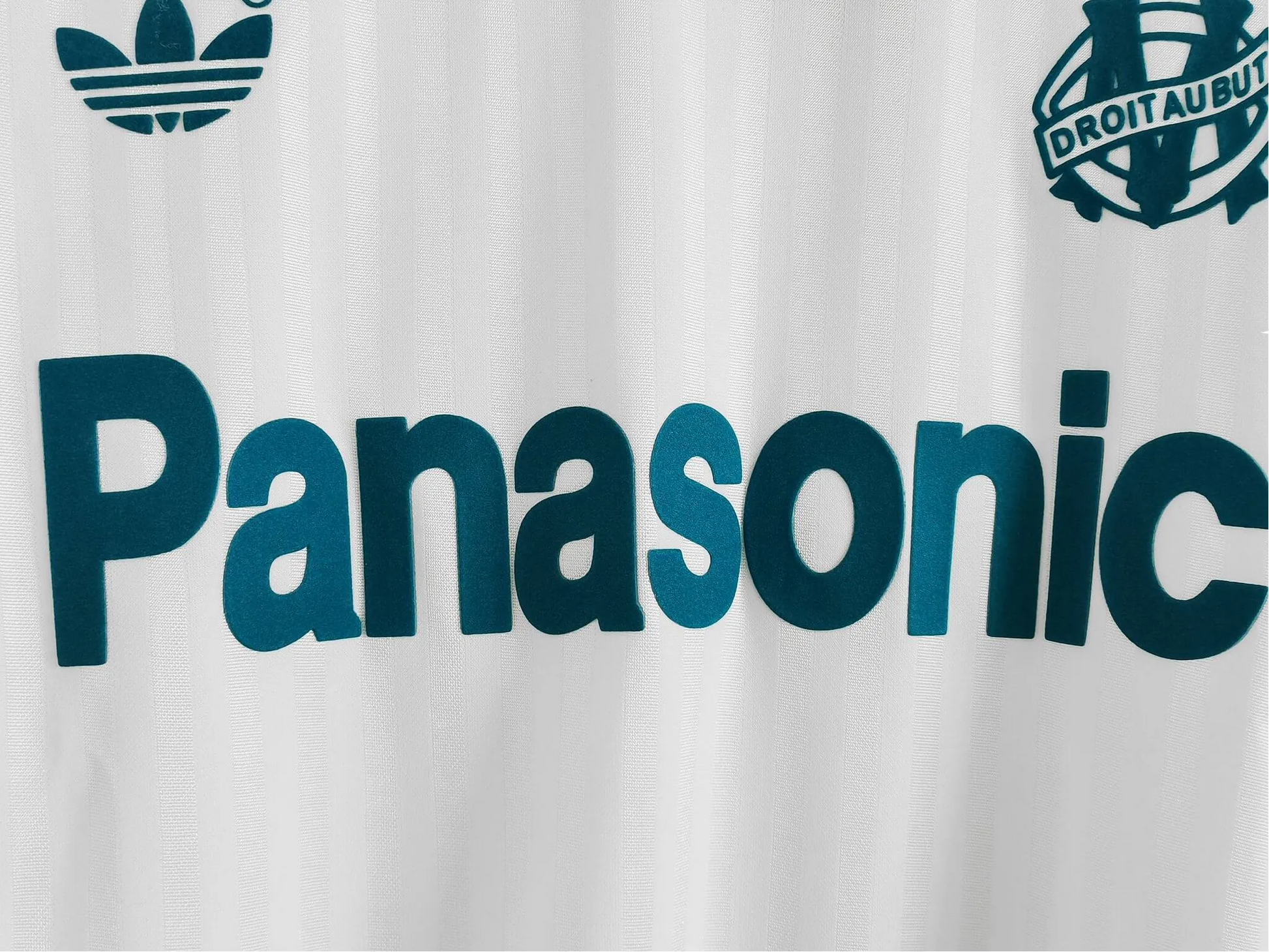 1990 Olympique de Marseille Panasonic - Home Retro Kit – Long Sleeves - ClassicKits433