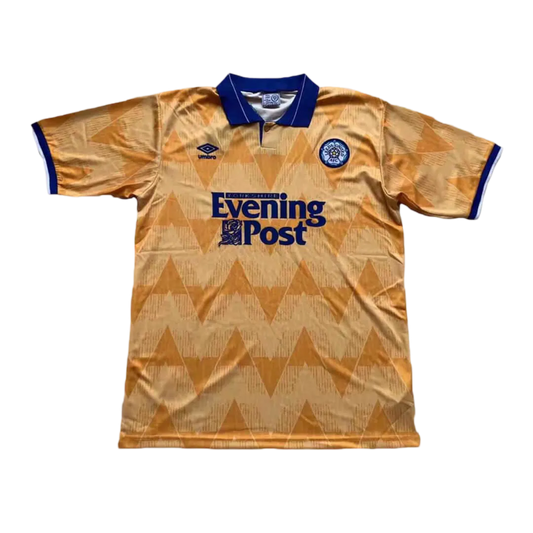 1991/1992 Leeds United Evening Post - Away Retro Kit - ClassicKits433