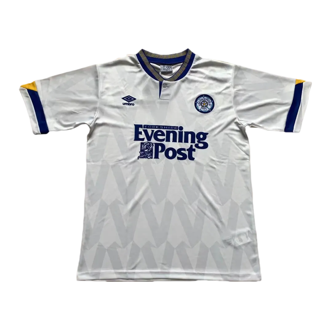 1991/1992 Leeds United Evening Post - Home Retro Kit - ClassicKits433