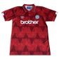 1991 Manchester City brother - Away Red Retro Kit - ClassicKits433