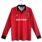 1994/1996 Manchester United SHARP - Home Retro Kit – Long Sleeve - ClassicKits433