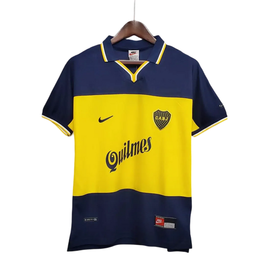 1998/1999 Boca Juniors Quilmes - Home Retro Kit