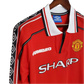 1998/2000 Manchester United SHARP - Home Retro Kit – Long Sleeve - ClassicKits433