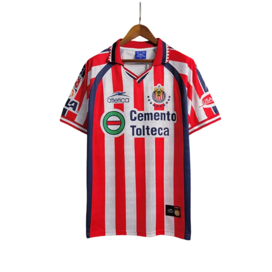 1999/2000 Chivas Guadalajara Cemento Tolteca - Home Retro Kit