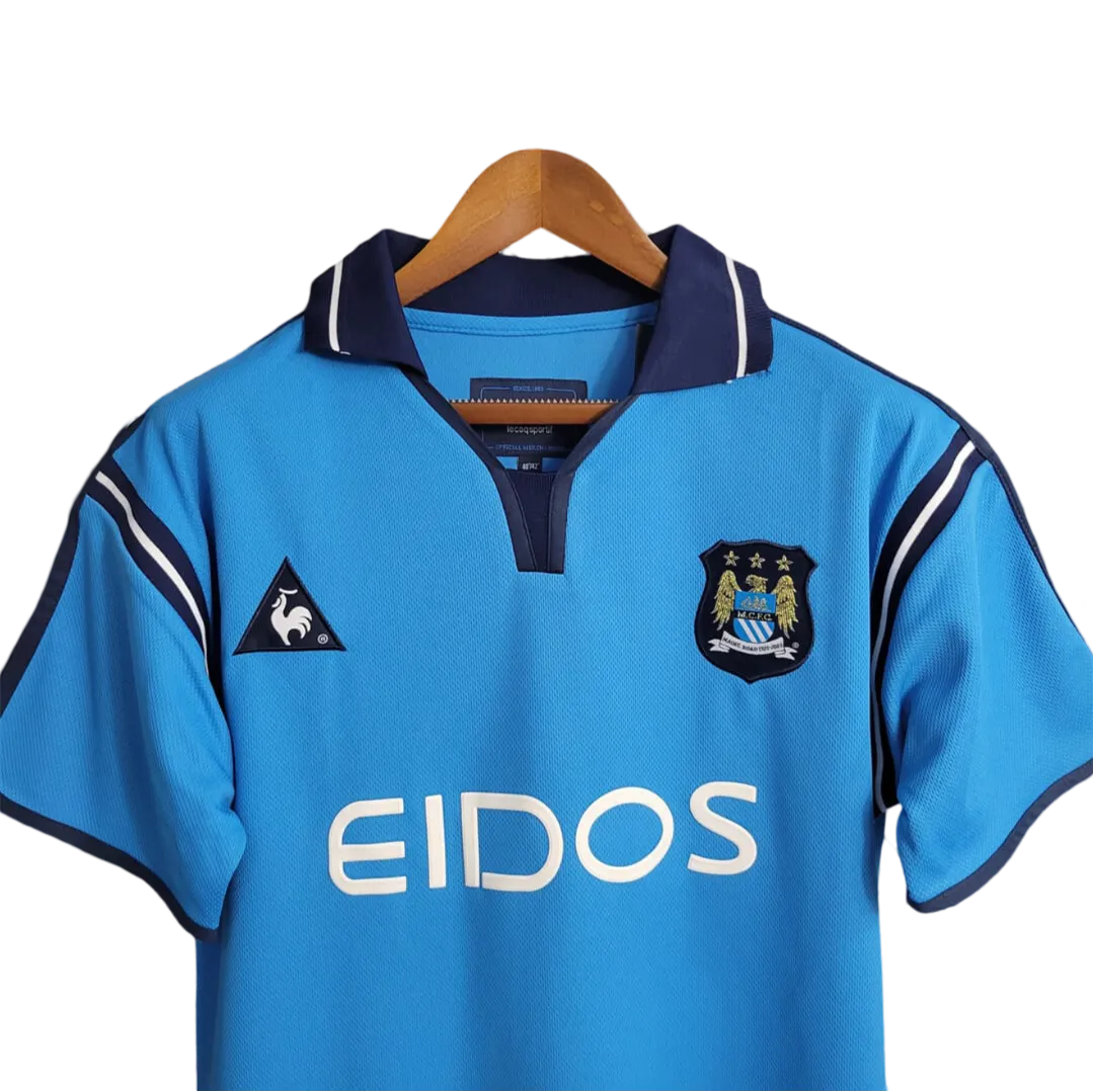 2001/2002 Manchester City EIDOS - Home Retro Kit - ClassicKits433