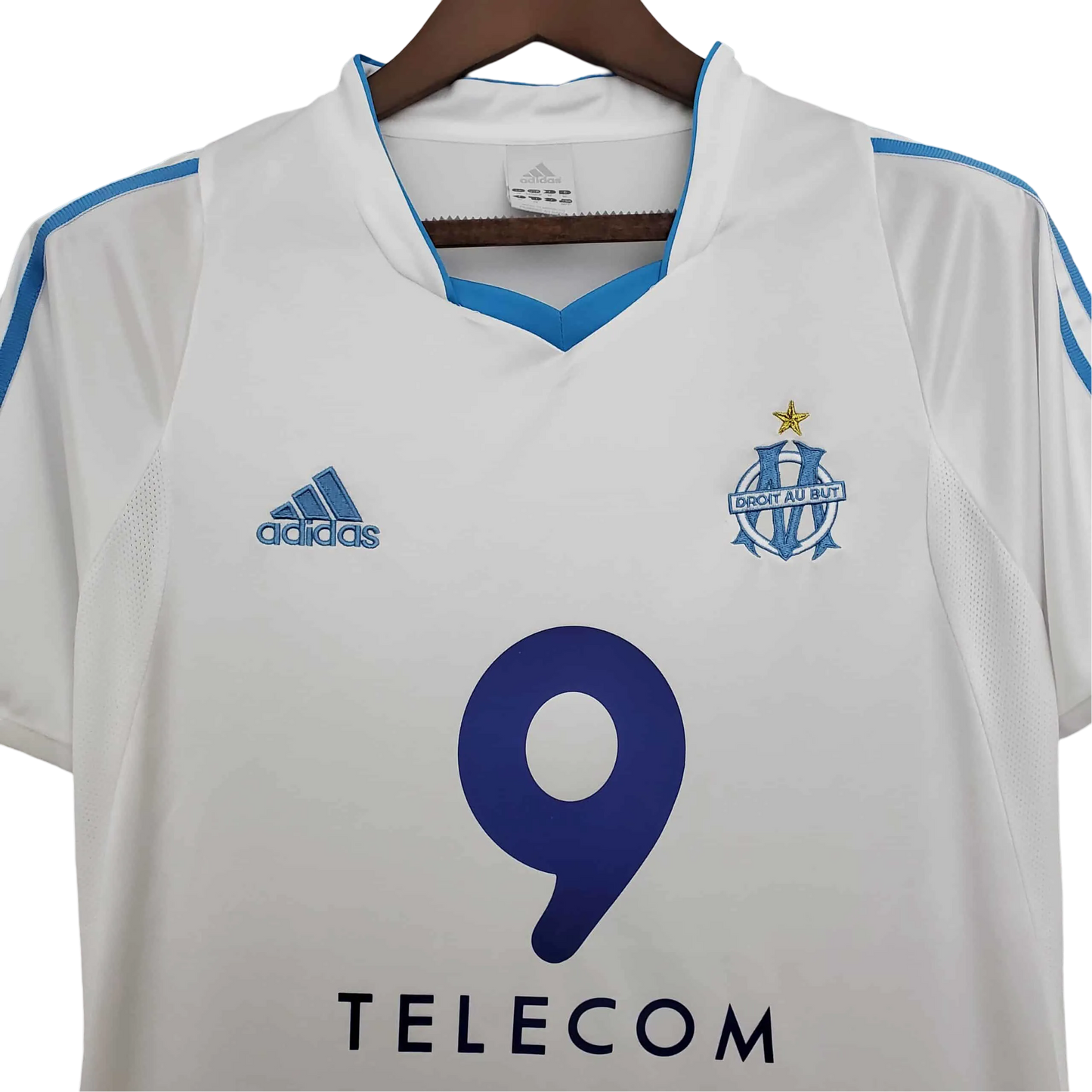 2002/2003 Olympique de Marseille 9 TELECOM - Home Retro Kit - ClassicKits433