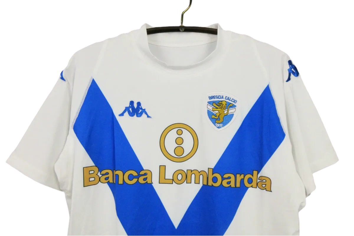 2003/2004 Fc Brescia Banca Lombarda - Away white Retro kit - ClassicKits433