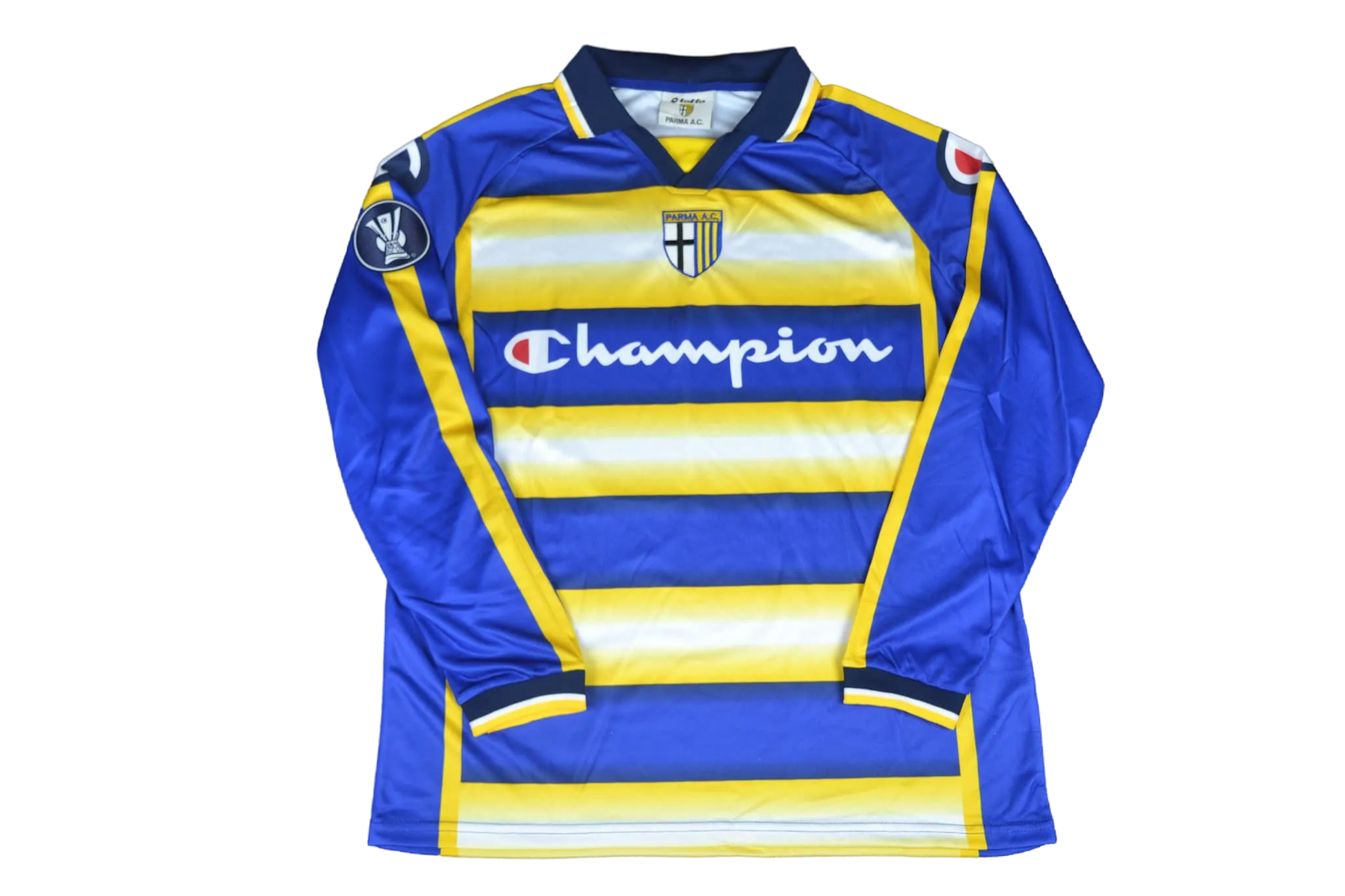 2004/2005 Parma Calcio Champion - Home Retro Kit – Long Sleeves - ClassicKits433