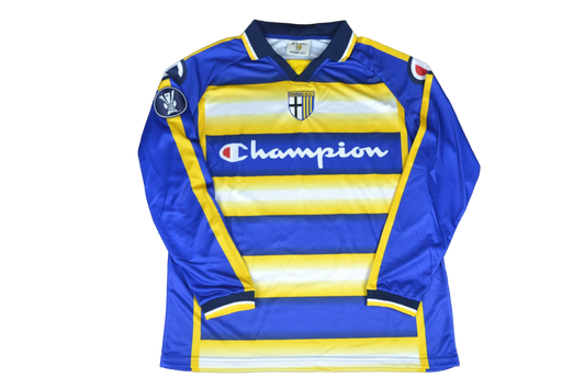 2004/2005 Parma Calcio Champion - Home Retro Kit – Long Sleeves - ClassicKits433