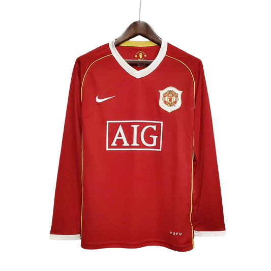 2006/2007 Manchester United AIG - Home Retro Kit – Long Sleeves - ClassicKits433