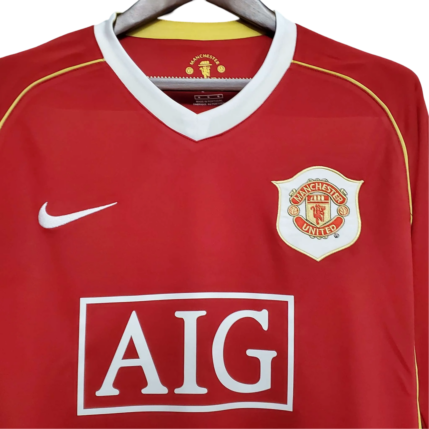 2006/2007 Manchester United AIG - Home Retro Kit – Long Sleeves - ClassicKits433