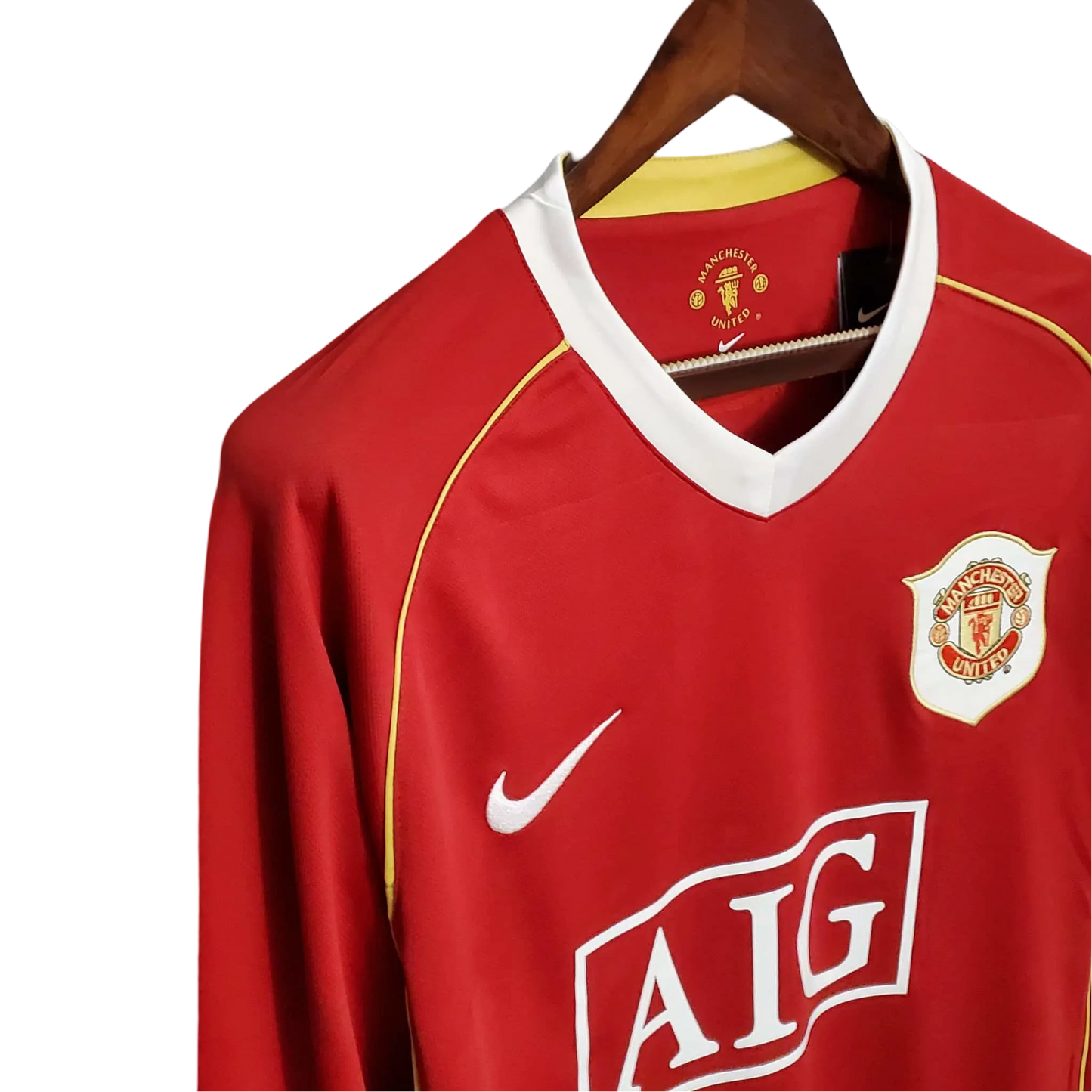 2006/2007 Manchester United AIG - Home Retro Kit – Long Sleeves - ClassicKits433