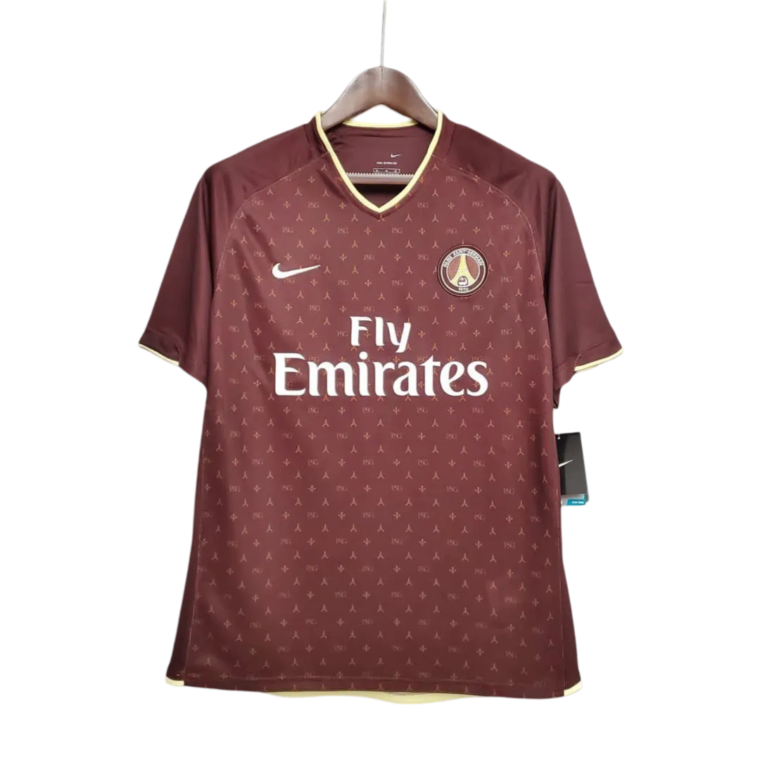 2006/2007 PARIS SAINT GERMAIN Fly Emirates - Away red Retro kit - ClassicKits433