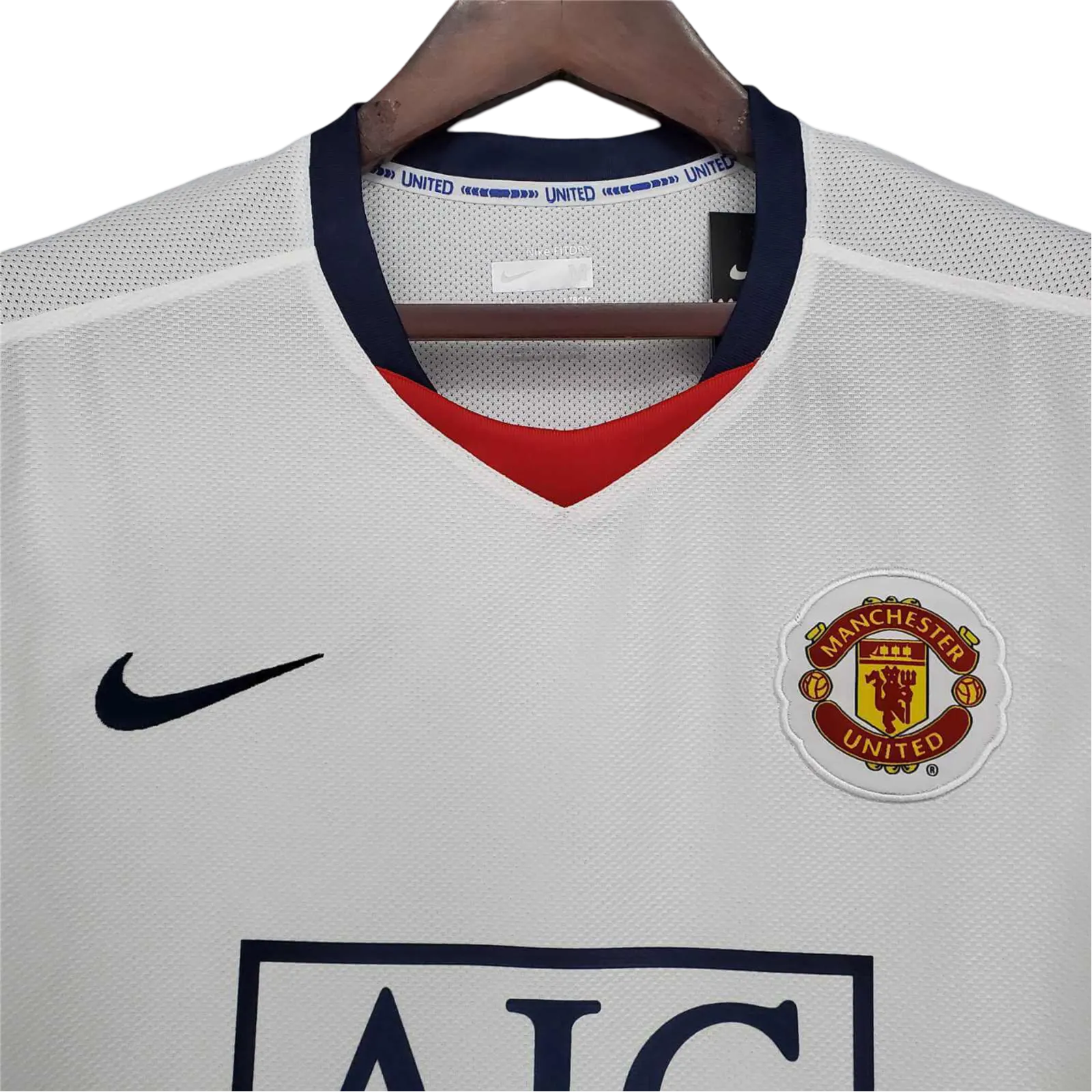 2008/2009 Manchester United AIG - Away white League Edition Retro Kit - ClassicKits433