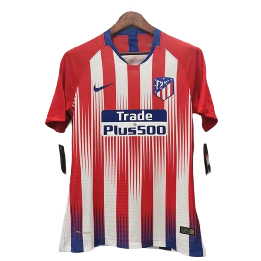 2018/2019 Atletico Madrid Plus500 - Home Vapormatch Retro Kit - ClassicKits433