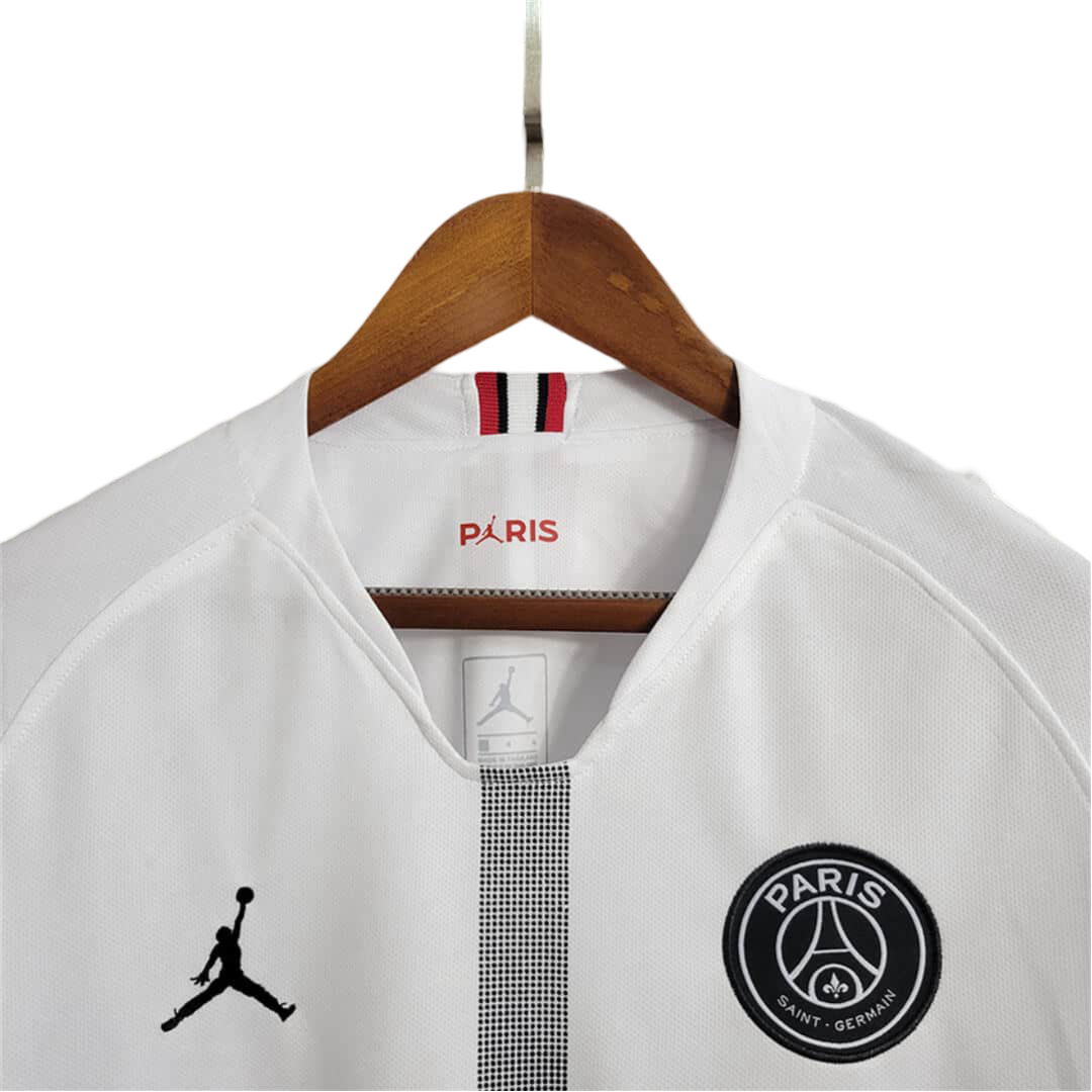 2018/2019 PARIS SAINT GERMAIN Fly Emirates - White Champions League Retro Kit – Long sleeve - ClassicKits433