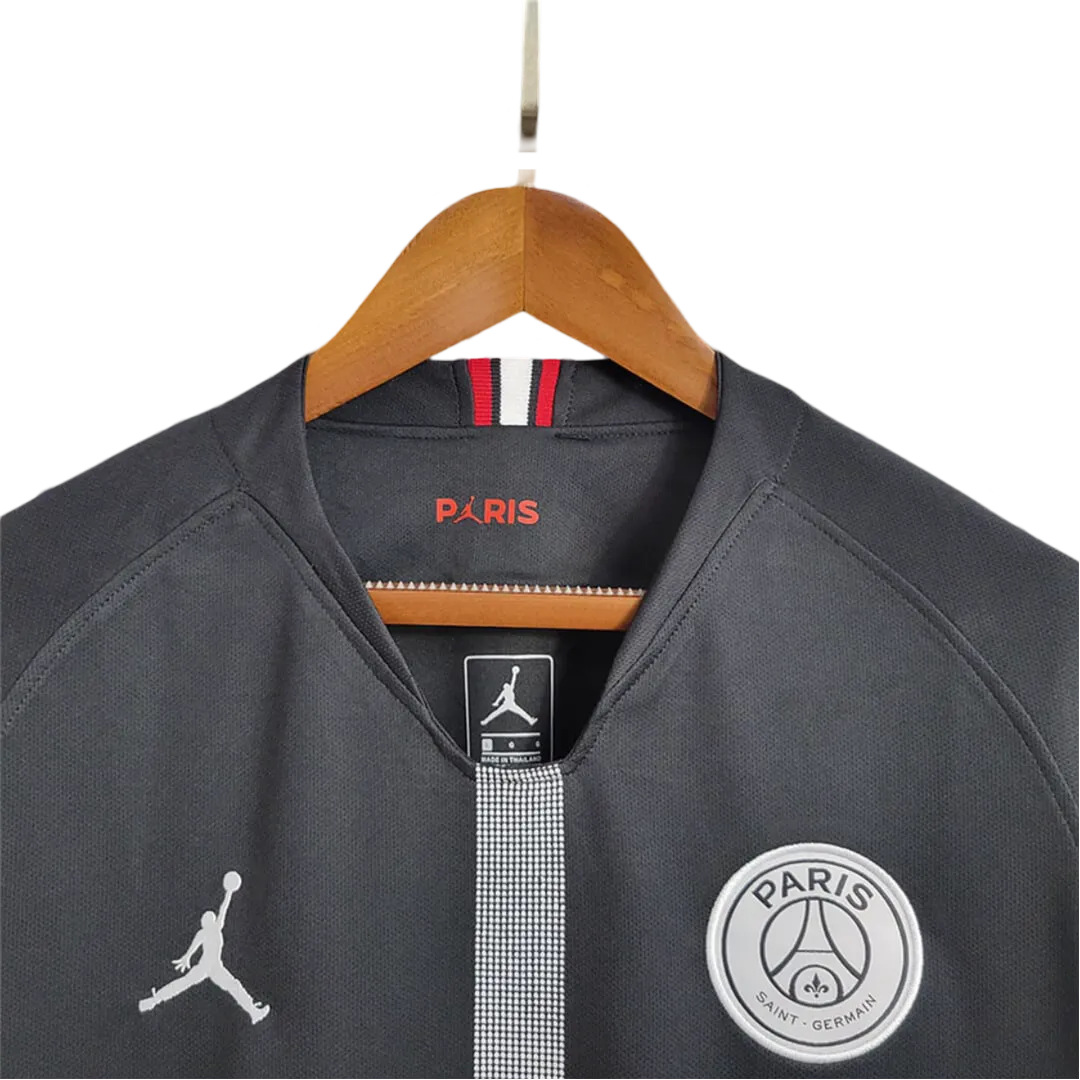 2018/2019 PARIS SAINT GERMAIN Fly Emirates – Long sleeve - Black Champions League Retro Kit - ClassicKits433