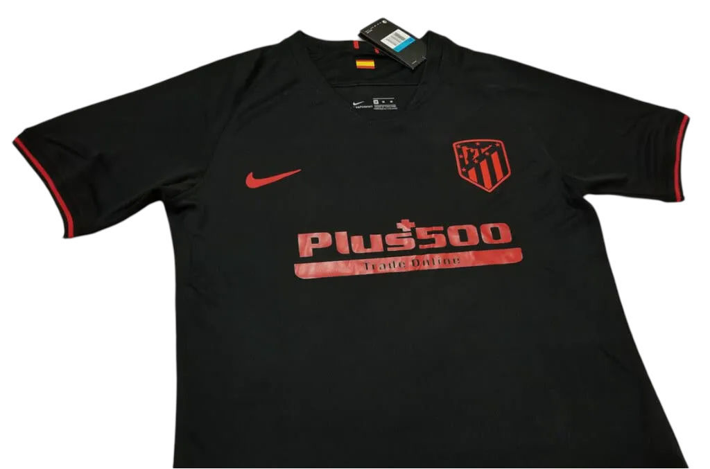 2019/2020 Atletico Madrid Plus500 - Away Black Retro Kit - ClassicKits433