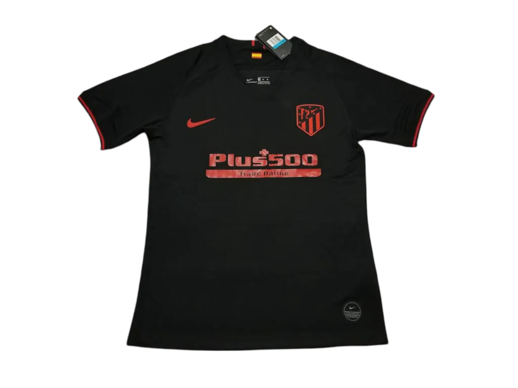 2019/2020 Atletico Madrid Plus500 - Away Black Retro Kit - ClassicKits433