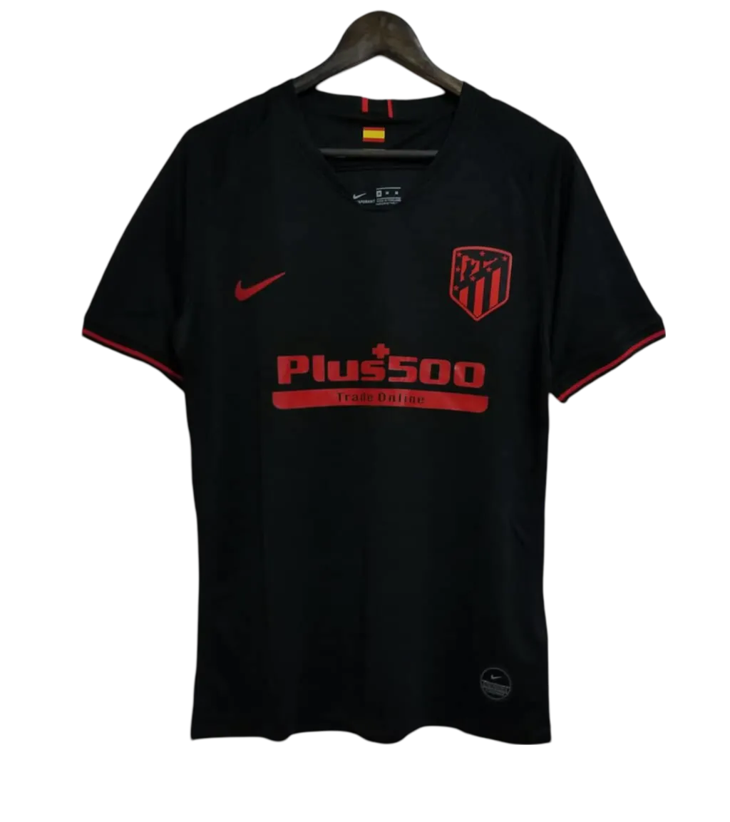 2019/2020 Atletico Madrid Plus500 - Away Black Retro Kit - ClassicKits433