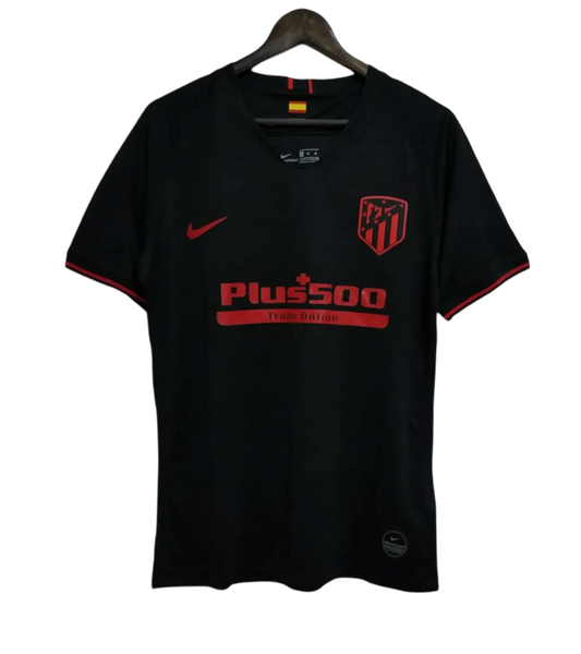 2019/2020 Atletico Madrid Plus500 - Away Black Retro Kit - ClassicKits433