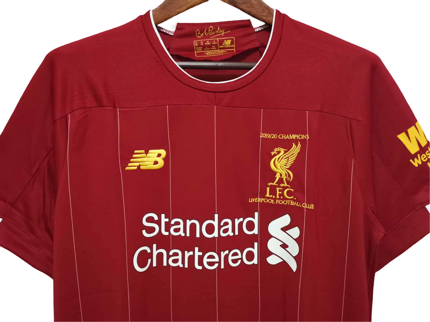 2019/2020 IiverpooI Standard Chartered - Home EPL champion version Retro Kit - ClassicKits433