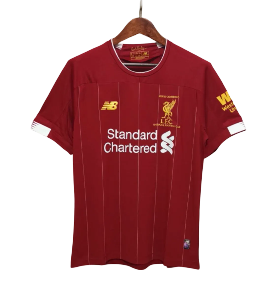 2019/2020 IiverpooI Standard Chartered - Home EPL champion version Retro Kit - ClassicKits433