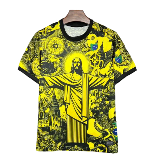 2024/2025 Brazil X Christ Yellow Limited Edition kit - Fan version - ClassicKits433