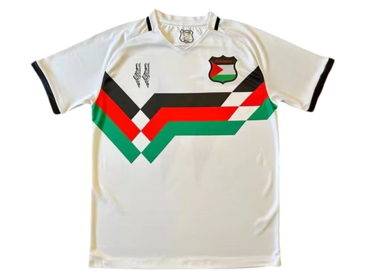 2024 Palestine White Stripped Kit - ClassicKits433