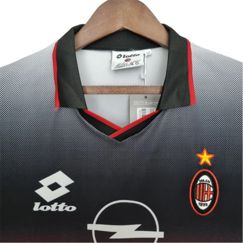 1995/1996 AC Milan Training Black Retro Kit - ClassicKits433