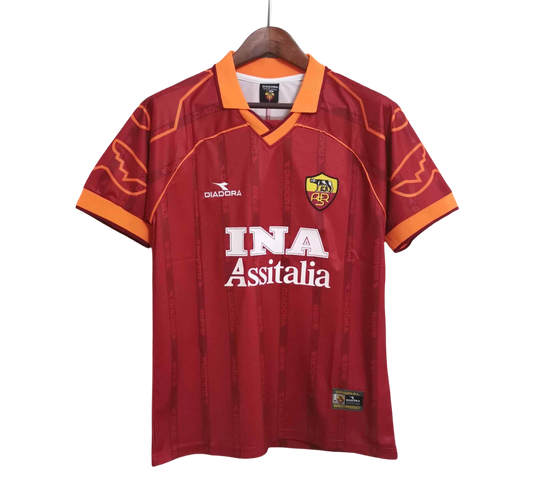 1999/2000 AS ROMA Home Retro Kit - ClassicKits433