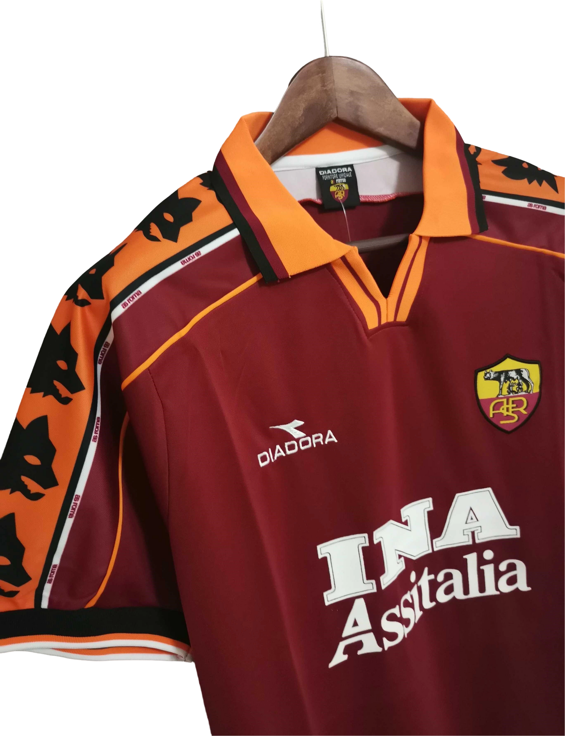 1998/99 AS ROMA Home Retro Kit - ClassicKits433