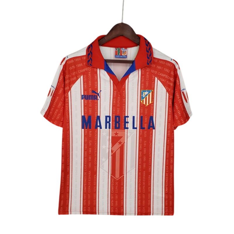 1995/96 Atletico Madrid Home Kit - ClassicKits433