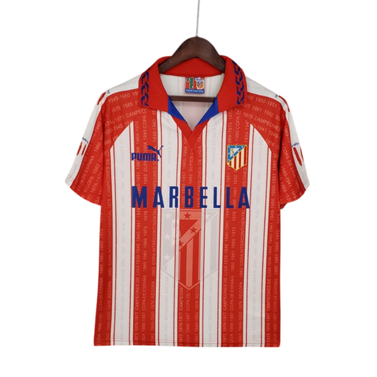 1995/96 Atletico Madrid Home Kit - ClassicKits433