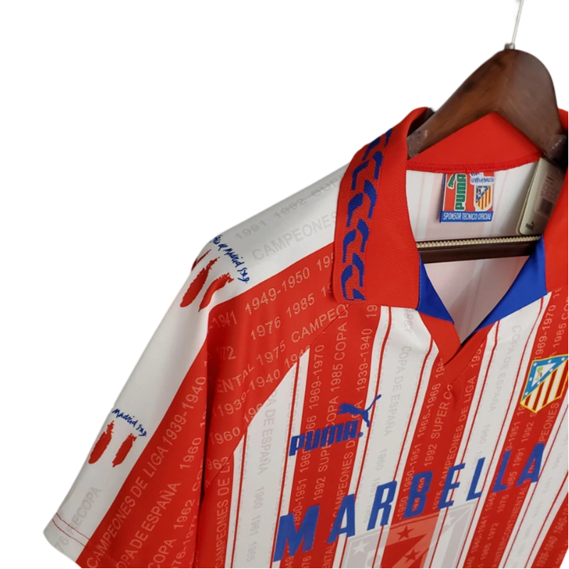 1995/96 Atletico Madrid Home Kit - ClassicKits433