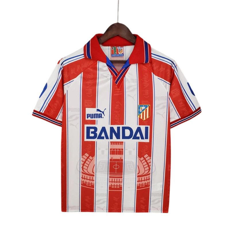 1996/97 Atletico Madrid Home Kit - ClassicKits433