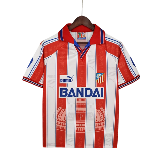 1996/97 Atletico Madrid Home Kit - ClassicKits433