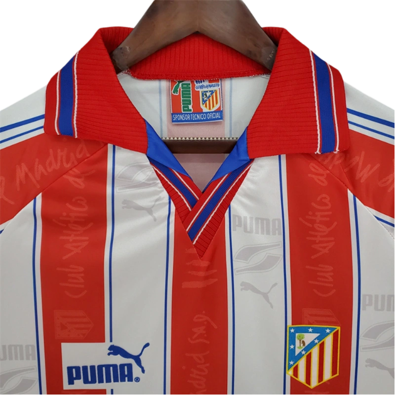 1996/97 Atletico Madrid Home Kit - ClassicKits433