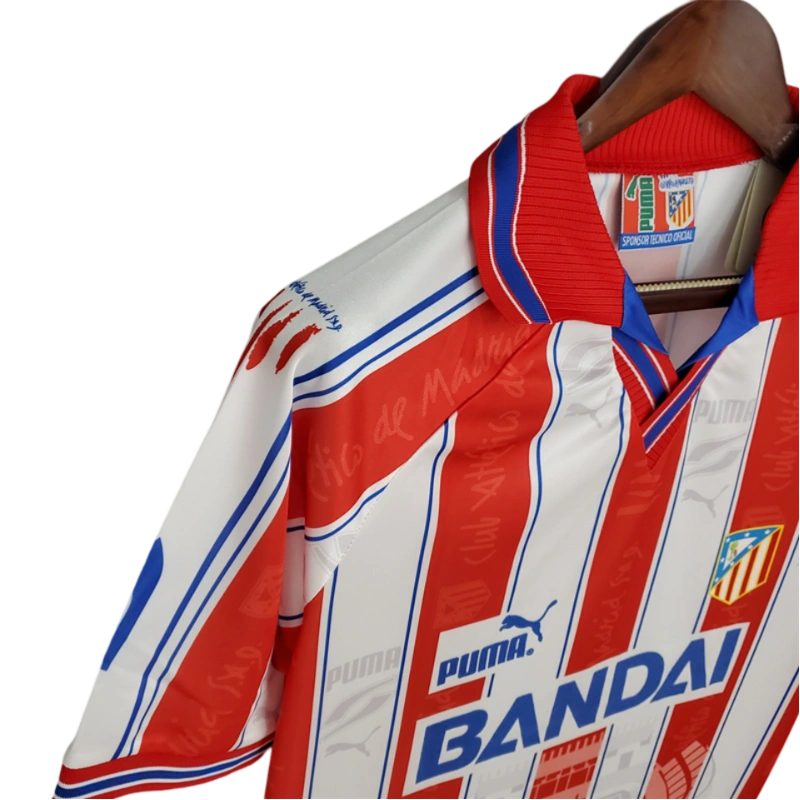 1996/97 Atletico Madrid Home Kit - ClassicKits433