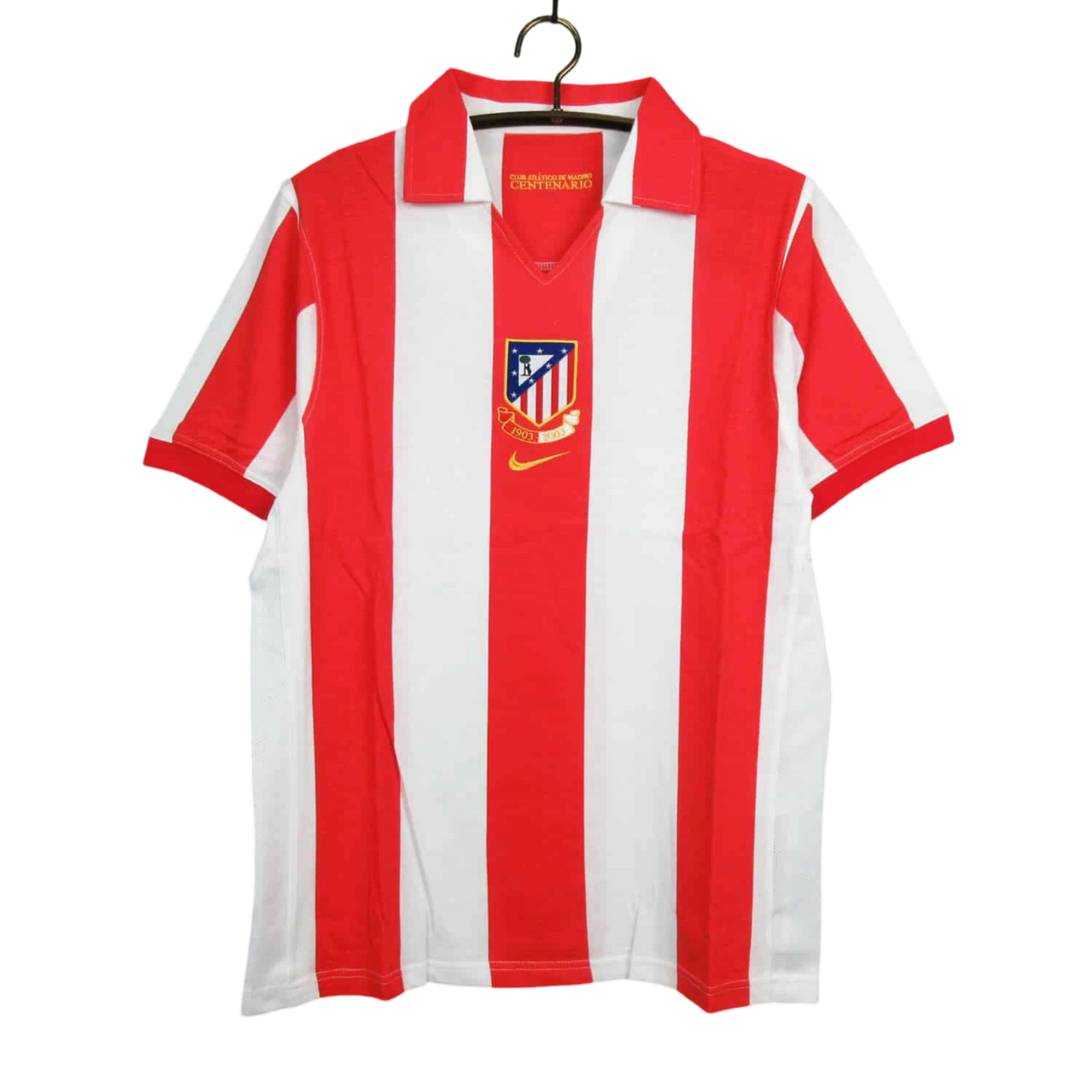 2003/04 Atletico Madrid Centenary Home Kit - ClassicKits433