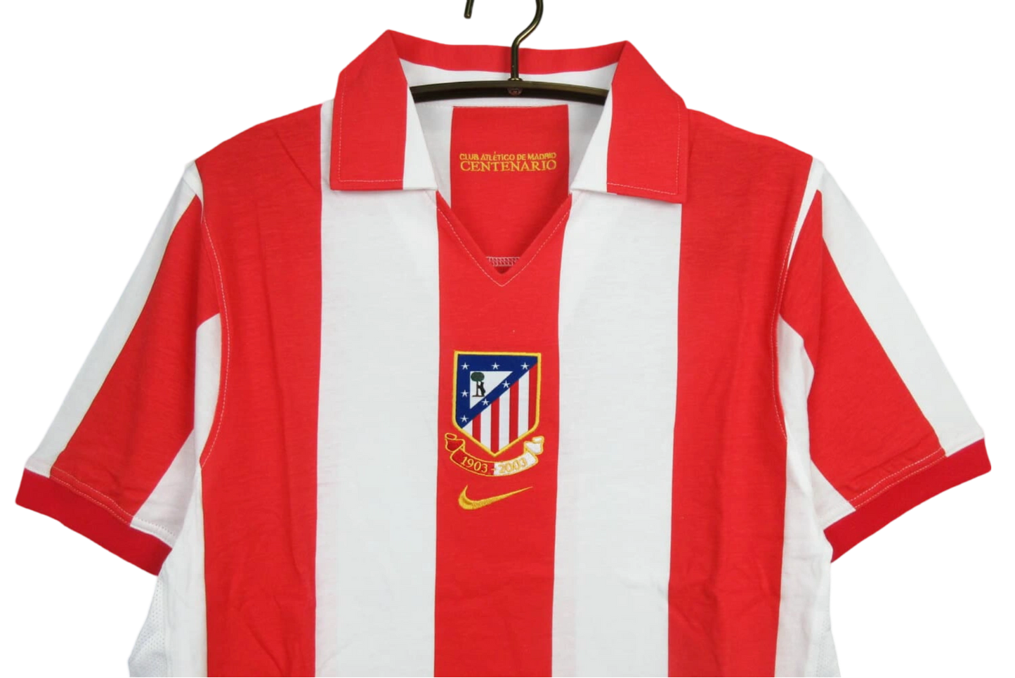 2003/04 Atletico Madrid Centenary Home Kit - ClassicKits433