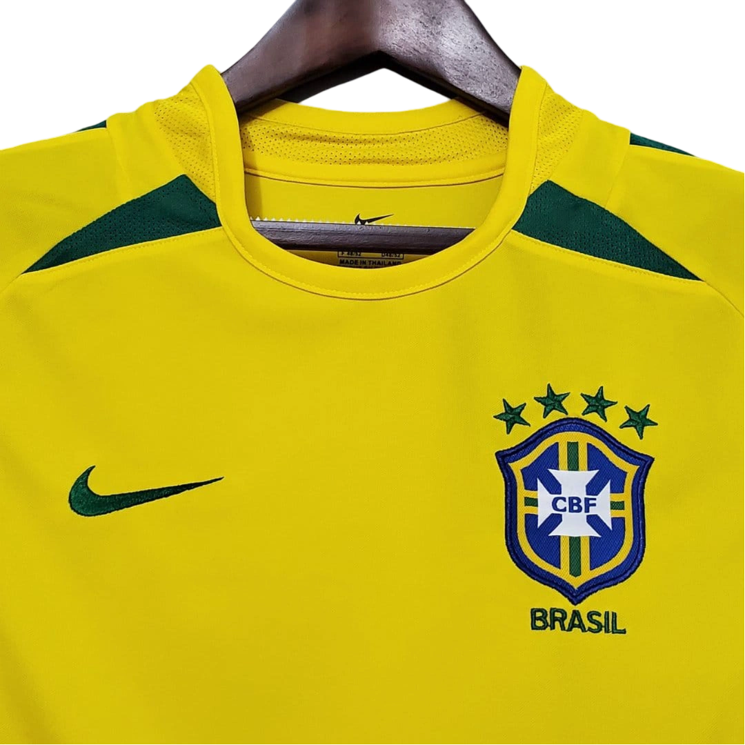 2002 Brazil World Cup Home Retro Kit - ClassicKits433