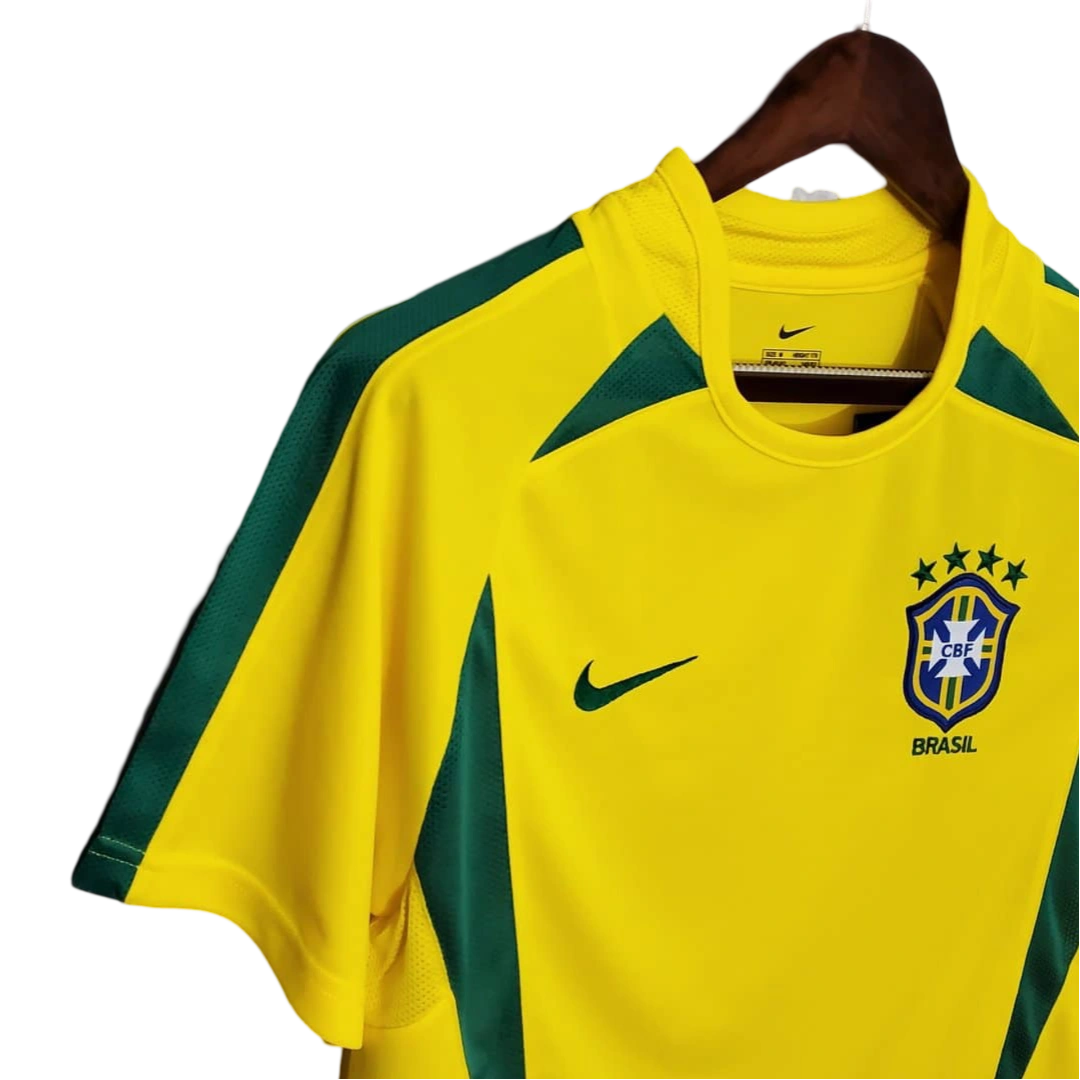 2002 Brazil World Cup Home Retro Kit - ClassicKits433