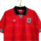 1990/1991 England Red Away Retro Kit - ClassicKits433