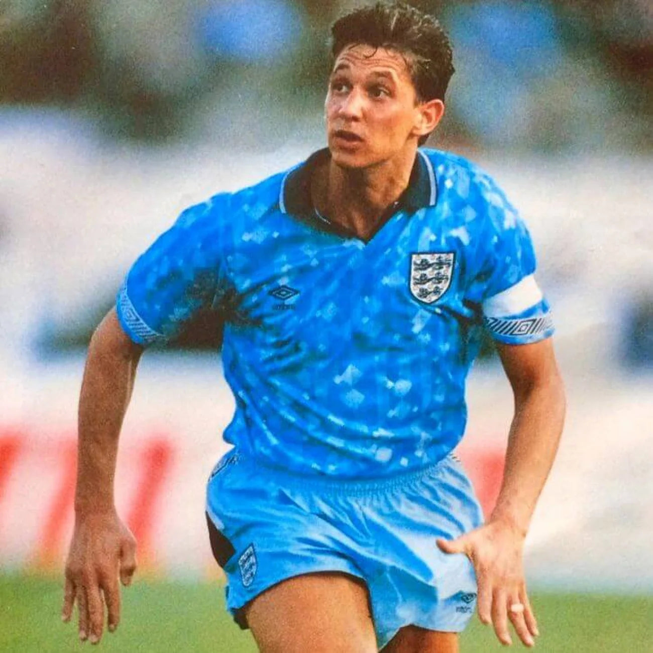 1990/1991 England Third Blue Retro Kit - ClassicKits433