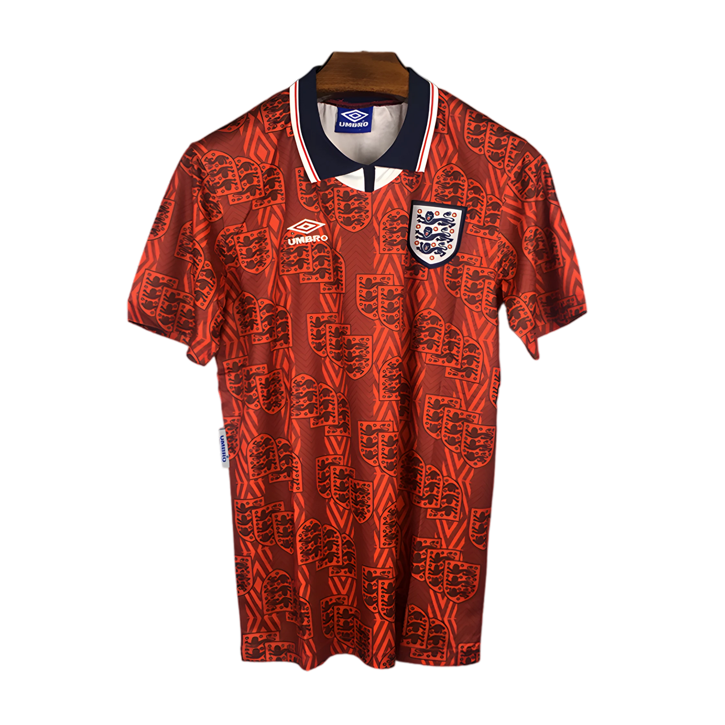 1994/1995 England Red Away Retro Kit - ClassicKits433