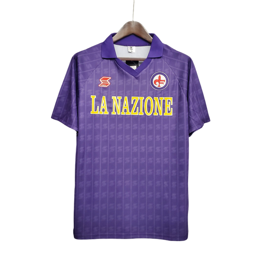 1989/1990 Fiorentina Florence Home Retro Kit - ClassicKits433