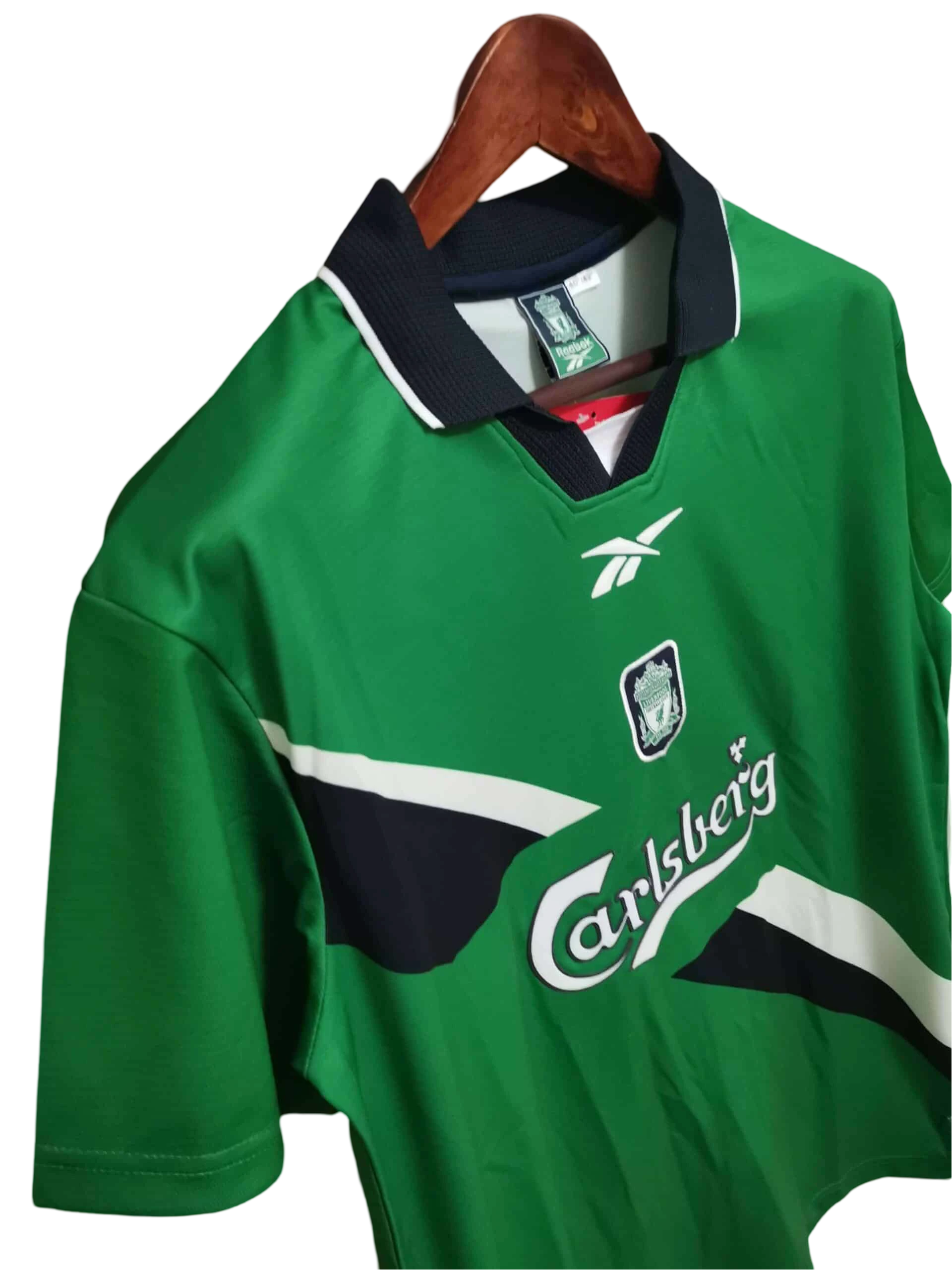 1999/2000 Liverpool Green Away Retro Kit