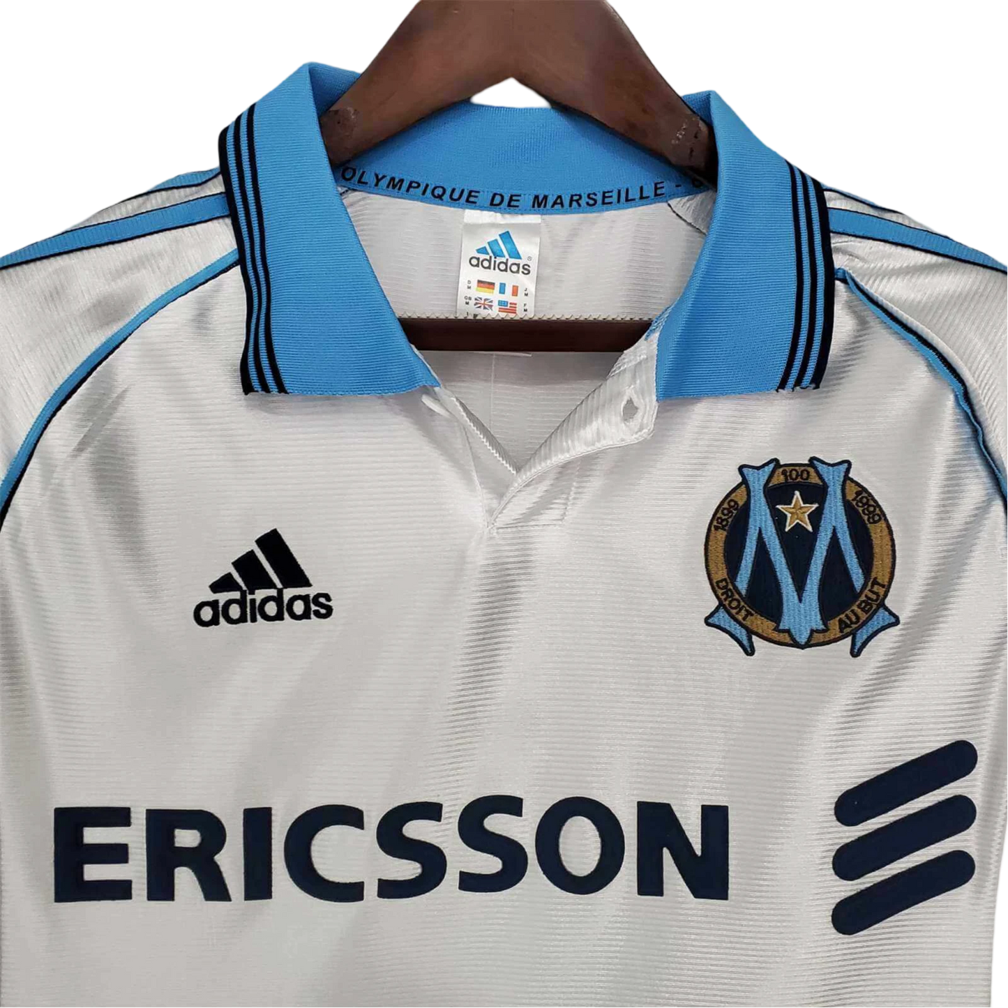 Olympique de Marseille 1998/1999 Home Kit - ClassicKits433